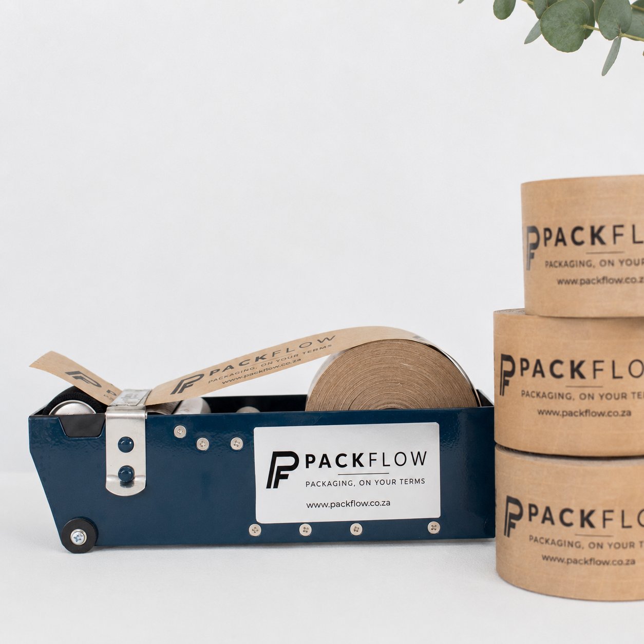 Branded Kraft Gum Tape (50 Rolls)